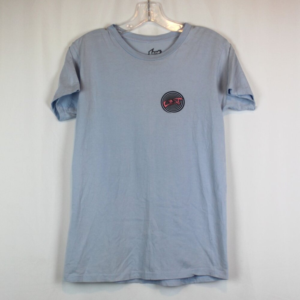 Lost Light Blue Short Sleeve Graphic Shirt